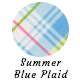 Summer Blue Plaid