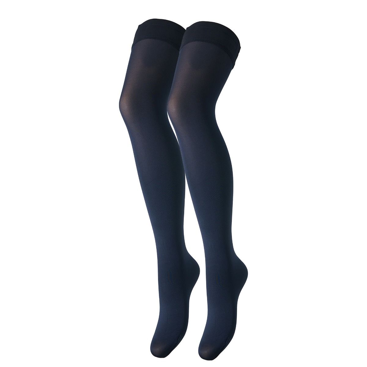Miranda Autoreggente - Satin Top Opaque Thigh Highs