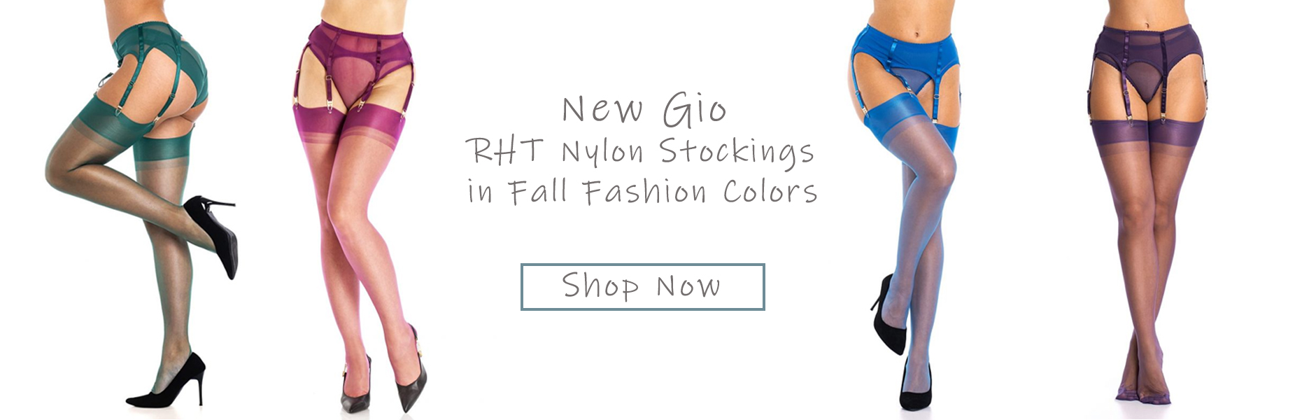 Stockings, Thigh Highs + Lingerie Banner
