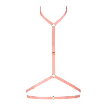 Natalia Adjustable Peach Stretch Harness