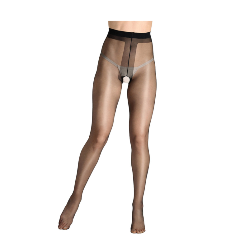 Linda Sheer to Waist Open Gusset Pantyhose