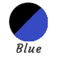 Black / Royal Seam