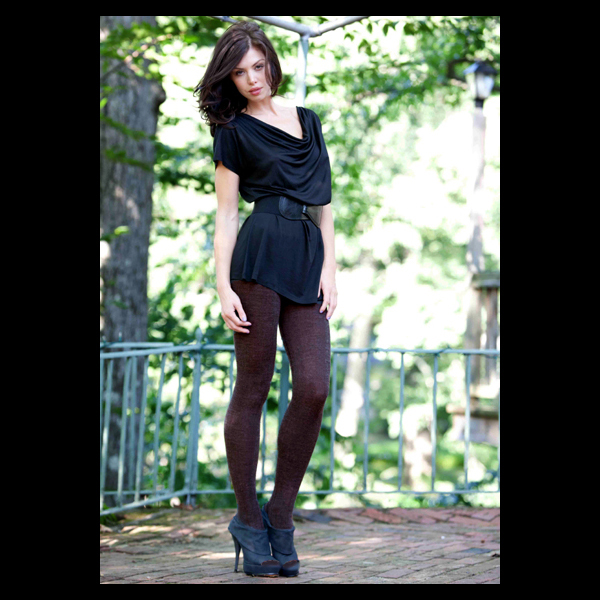 StockinGirl: Stockings, Thigh Highs & Lingerie: {Sale} Danielle Soft  Chocolate Merino Wool Tights- Size L/XL